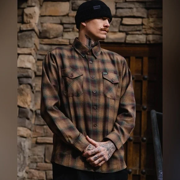 Dixxon The Glasgow Flannel NWT Men’s Shirt XL - Picture 2 of 8